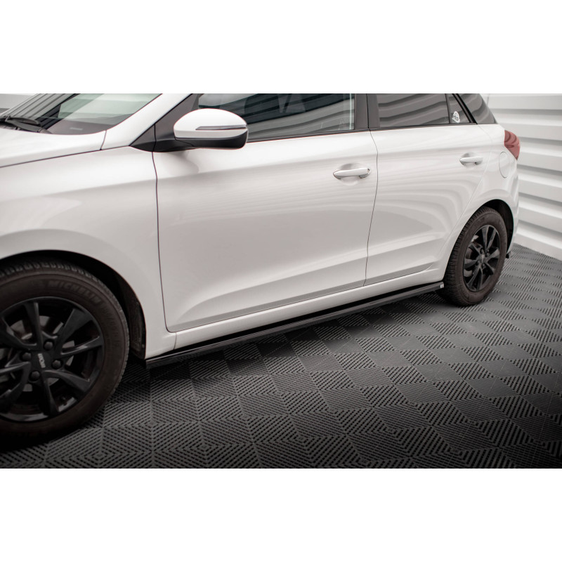Diffusori minigonne Hyundai I20 Mk2 Facelift (Cod. M-HY-I20-2F-SD1G)