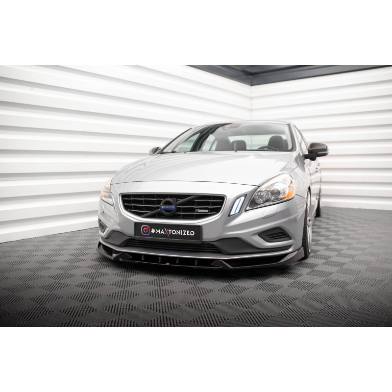 SPLITTER ANTERIORE V.1 Volvo S60 R-Design Mk2 (Cod. M-VO-S60-2-RDESIGN-FD1G)