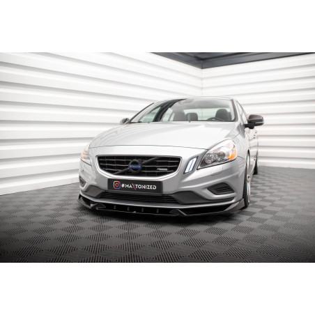 SPLITTER ANTERIORE V.1 Volvo S60 R-Design Mk2 (Cod. M-VO-S60-2-RDESIGN-FD1G)