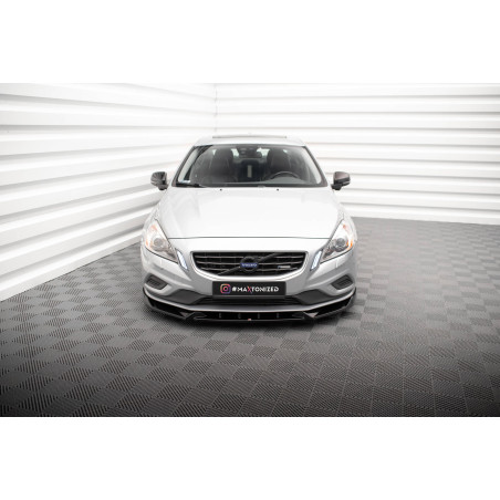SPLITTER ANTERIORE V.1 Volvo S60 R-Design Mk2 (Cod. M-VO-S60-2-RDESIGN-FD1G)