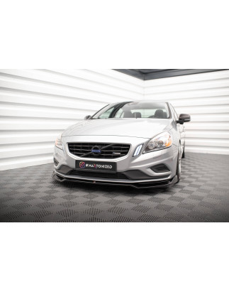 SPLITTER ANTERIORE V.2 Volvo S60 R-Design Mk2 (Cod. M-VO-S60-2-RDESIGN-FD2G)