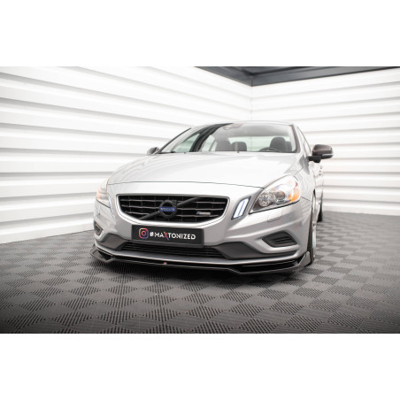 SPLITTER ANTERIORE V.2 Volvo S60 R-Design Mk2 (Cod. M-VO-S60-2-RDESIGN-FD2G)