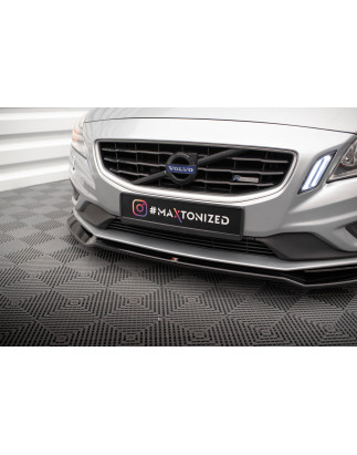 SPLITTER ANTERIORE V.2 Volvo S60 R-Design Mk2 (Cod. M-VO-S60-2-RDESIGN-FD2G)