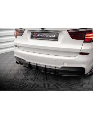DIFFUSORE POSTERIORE street pro BMW X3 M-Pack F25 (Cod. M-BMX325MPACKCNC-RS1B)