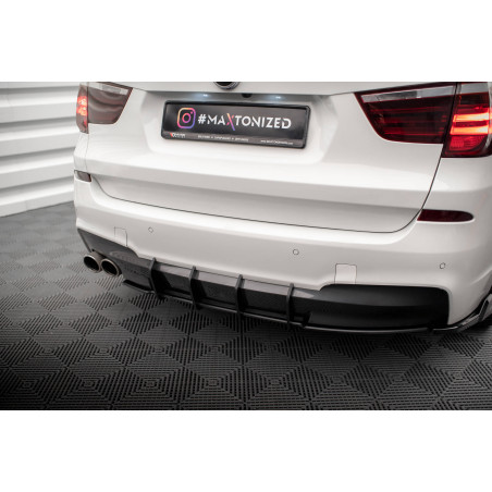 DIFFUSORE POSTERIORE street pro BMW X3 M-Pack F25 (Cod. M-BMX325MPACKCNC-RS1B)
