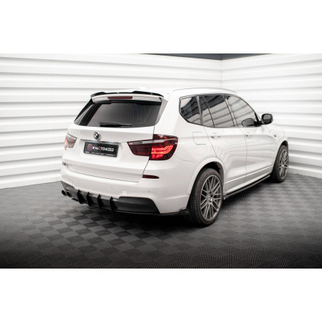 DIFFUSORE POSTERIORE street pro BMW X3 M-Pack F25 (Cod. M-BMX325MPACKCNC-RS1B)