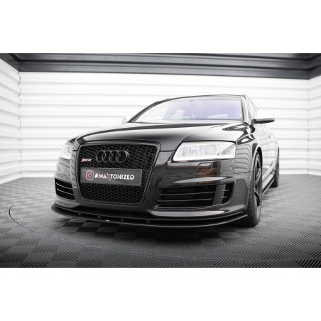 SPLITTER ANTERIORE street pro Audi RS6 Avant C6 (Cod. M-AURS6C6CNC-FD3B)