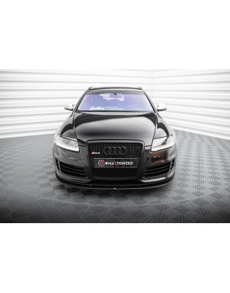 SPLITTER ANTERIORE street pro Audi RS6 Avant C6 (Cod. M-AURS6C6CNC-FD3B)