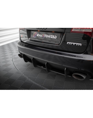 DIFFUSORE POSTERIORE street pro Audi RS6 Avant C6 (Cod. M-AURS6C6CNC-RS2B)