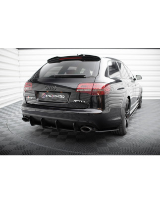 DIFFUSORE POSTERIORE street pro Audi RS6 Avant C6 (Cod. M-AURS6C6CNC-RS2B)