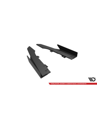 Splitters posteriori laterali Street Pro + Flaps Audi RS6 Avant C6 (Cod. M-AURS6C6CNC-RSD1B+RSF1G)