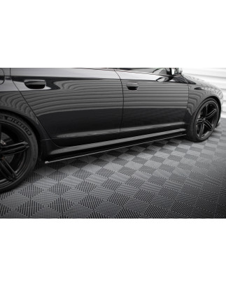 Diffusori minigonne street pro Audi RS6 Avant C6 (Cod. M-AURS6C6CNC-SD1B)