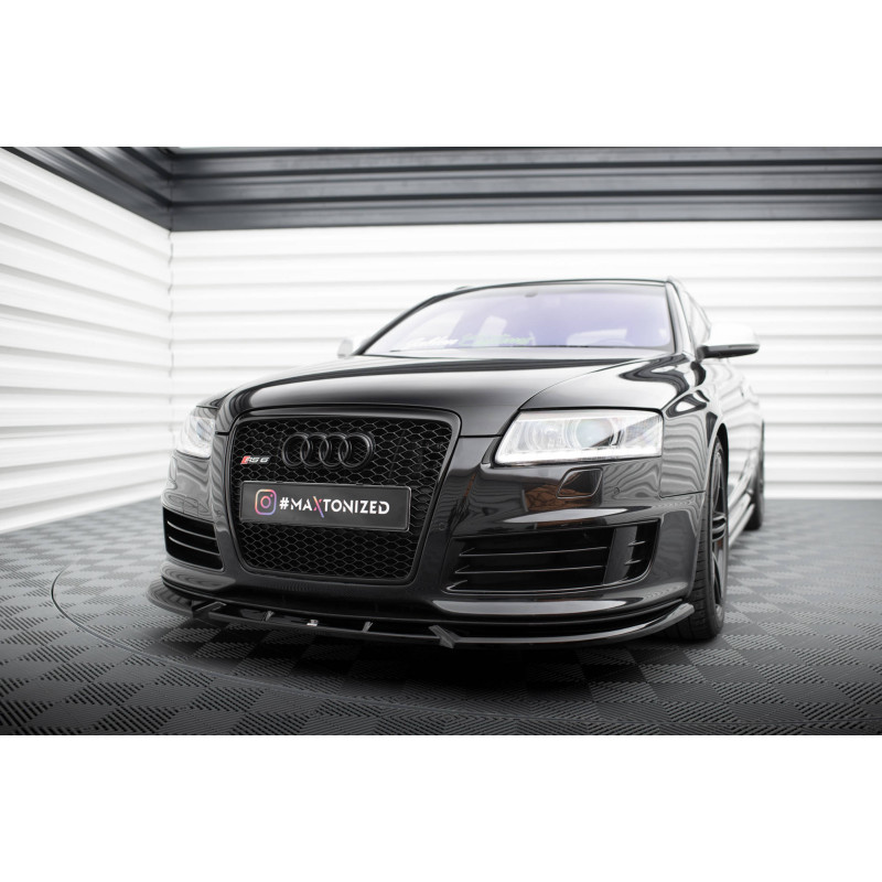 SPLITTER ANTERIORE V.2 Audi RS6 Avant C6 (Cod. M-AU-RS6-C6-FD2G)