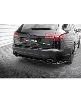 Splitter posteriore (con barre verticali) Audi RS6 Avant C6 (Cod. M-AU-RS6-C6-RD1G+RD2G)