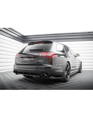 Splitter posteriore (con barre verticali) Audi RS6 Avant C6 (Cod. M-AU-RS6-C6-RD1G+RD2G)