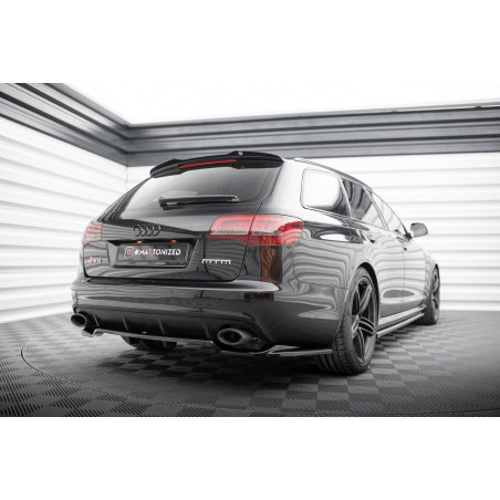 Splitter posteriore (con barre verticali) Audi RS6 Avant C6 (Cod. M-AU-RS6-C6-RD1G+RD2G)