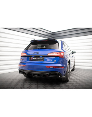 Splitter posteriore (con barre verticali) Audi Q5 S-Line SUV Mk2 Facelift (Cod. M-AU-Q5-2F-SLINE-RD1