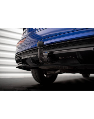 Splitter posteriore (con barre verticali) Audi Q5 S-Line SUV Mk2 Facelift (Cod. M-AU-Q5-2F-SLINE-RD1
