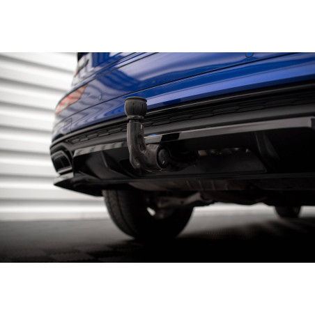 Splitter posteriore (con barre verticali) Audi Q5 S-Line SUV Mk2 Facelift (Cod. M-AU-Q5-2F-SLINE-RD1