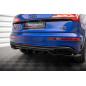 Splitter posteriore (con barre verticali) Audi Q5 S-Line SUV Mk2 Facelift (Cod. M-AU-Q5-2F-SLINE-RD1