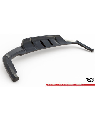 Splitter posteriore (con barre verticali) Audi Q5 S-Line SUV Mk2 Facelift (Cod. M-AU-Q5-2F-SLINE-RD1