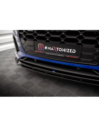 SPLITTER ANTERIORE V.1 Audi SQ5 / Q5 S-Line SUV / Sportback Mk2 Facelift (Cod. M-AU-SQ5-2F-SB-FD1G+F