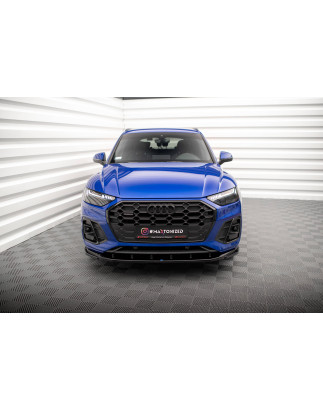 SPLITTER ANTERIORE V.2 Audi SQ5 / Q5 S-Line SUV / Sportback Mk2 Facelift (Cod. M-AU-SQ5-2F-SB-FD2G)