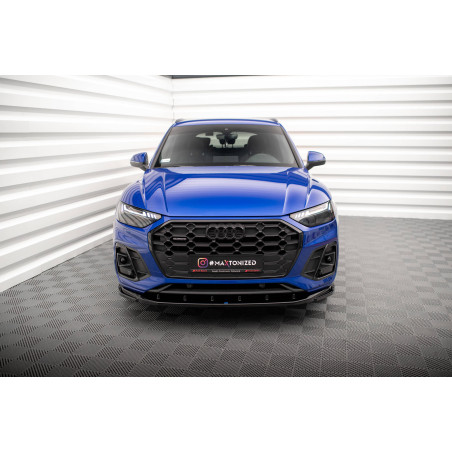 SPLITTER ANTERIORE V.2 Audi SQ5 / Q5 S-Line SUV / Sportback Mk2 Facelift (Cod. M-AU-SQ5-2F-SB-FD2G)