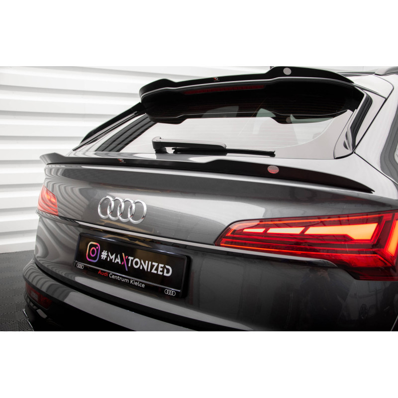 Spoiler cap inferiore Audi SQ5 / Q5 S-Line Sportback Mk2 Facelift (Cod. M-AU-SQ5-2F-SB-CAP2G)