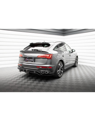Splitter posteriore (con barre verticali) Audi SQ5 / Q5 S-Line Sportback Mk2 Facelift (Cod. M-AU-SQ5