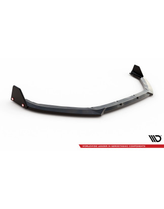 SPLITTER ANTERIORE V.1 + Flaps Peugeot 208 GT Mk2 (Cod. M-PE-208-2-GT-FD1G+FSF1B)