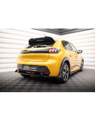 Splitters posteriori laterali V.1 + Flaps Peugeot 208 GT Mk2 (Cod. M-PE-208-2-GT-RSD1G+RSF1B)