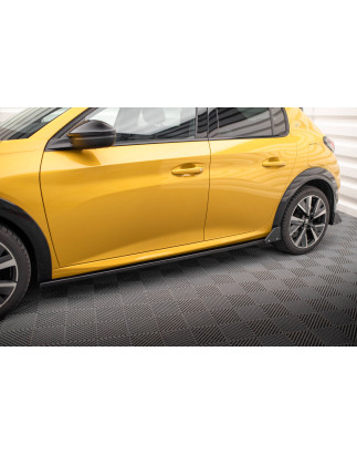 Diffusori minigonne + Flaps Peugeot 208 GT Mk2 (Cod. M-PE-208-2-GT-SD1G+SF1B)