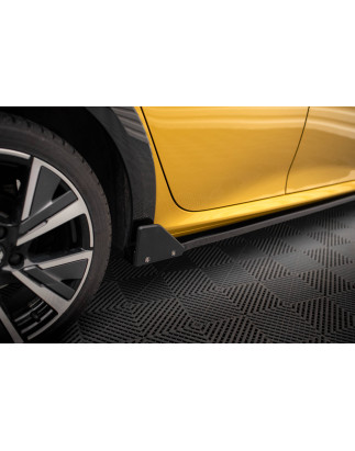 Diffusori minigonne + Flaps Peugeot 208 GT Mk2 (Cod. M-PE-208-2-GT-SD1G+SF1B)