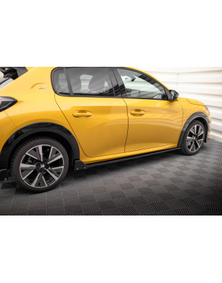 Diffusori minigonne + Flaps Peugeot 208 GT Mk2 (Cod. M-PE-208-2-GT-SD1G+SF1B)