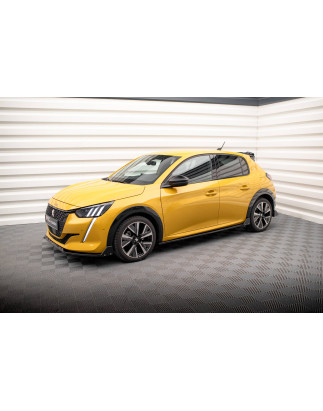 Diffusori minigonne + Flaps Peugeot 208 GT Mk2 (Cod. M-PE-208-2-GT-SD1G+SF1B)