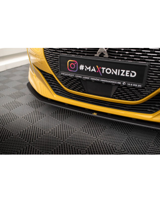 SPLITTER ANTERIORE street pro Peugeot 208 GT Mk2 (Cod. M-PE2082GTCNC-FD1B)