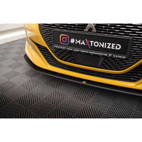 SPLITTER ANTERIORE street pro Peugeot 208 GT Mk2 (Cod. M-PE2082GTCNC-FD1B)