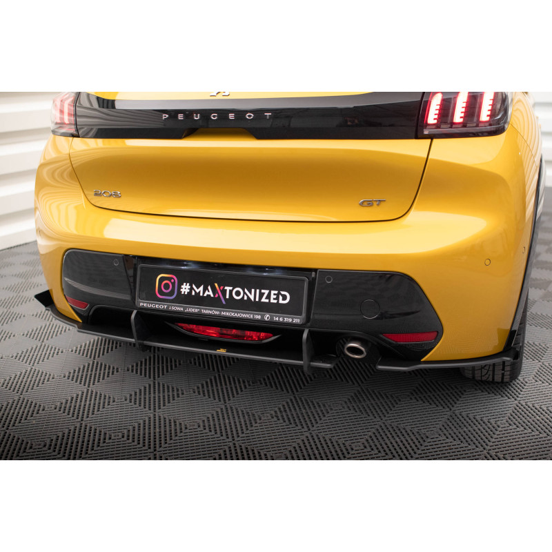 Splitters posteriori laterali Street Pro + Flaps Peugeot 208 GT Mk2 (Cod. M-PE2082GTCNC-RS1B+RSF1G) Splitters posteriori laterali Street Pro + Flaps Peugeot 208 GT Mk2 (Cod. M-PE2082GTCNC-RS1B+RSF1G)