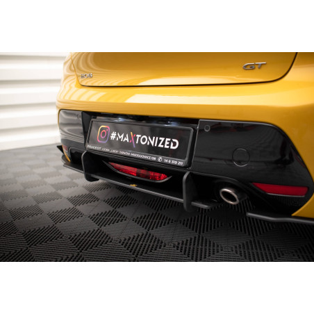 Splitters posteriori laterali Street Pro + Flaps Peugeot 208 GT Mk2 (Cod. M-PE2082GTCNC-RS1B+RSF1G)