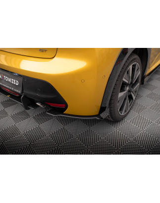 Splitters posteriori laterali Street Pro + Flaps Peugeot 208 GT Mk2 (Cod. M-PE2082GTCNC-RS1B+RSF1G)