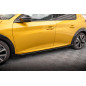 Diffusori minigonne street pro + Flaps Peugeot 208 GT Mk2 (Cod. M-PE2082GTCNC-SD1B+SF1G)