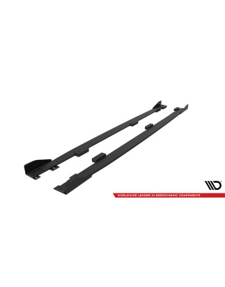 Diffusori minigonne street pro + Flaps Peugeot 208 GT Mk2 (Cod. M-PE2082GTCNC-SD1B+SF1G)