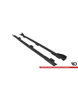 Diffusori minigonne street pro + Flaps Peugeot 208 GT Mk2 (Cod. M-PE2082GTCNC-SD1B+SF1G)