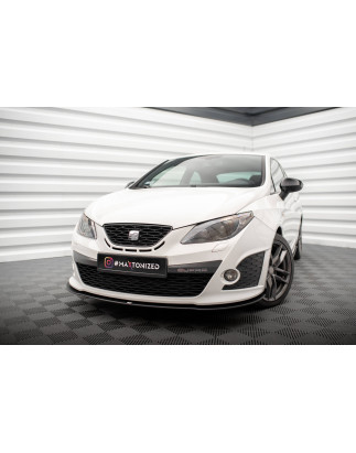 SPLITTER ANTERIORE street pro Seat Ibiza Cupra Sport Coupe Mk4 (Cod. M-SEIB4SCCNC-FD1B)