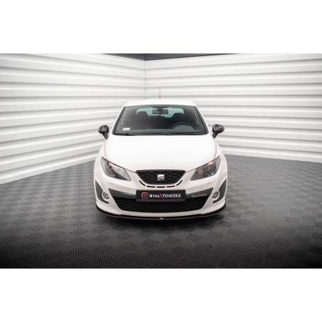 SPLITTER ANTERIORE street pro Seat Ibiza Cupra Sport Coupe Mk4 (Cod. M-SEIB4SCCNC-FD1B)