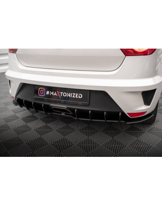 DIFFUSORE POSTERIORE street pro Seat Ibiza Cupra Sport Coupe Mk4 (Cod. M-SEIB4SCCNC-RS1B)