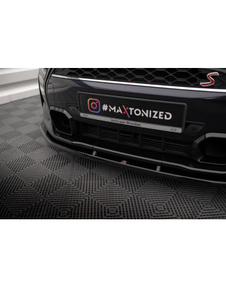 SPLITTER ANTERIORE V.1 Mini Cooper S F56 Facelift (Cod. M-MC-S-3F-56-JCW-FD1G)