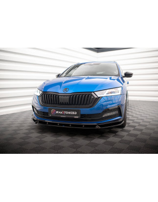 SPLITTER ANTERIORE V.1 Skoda Octavia Sportline Mk4 (Cod. M-SK-OC-4-SL-K-FD1G)