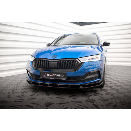 SPLITTER ANTERIORE V.1 Skoda Octavia Sportline Mk4 (Cod. M-SK-OC-4-SL-K-FD1G)